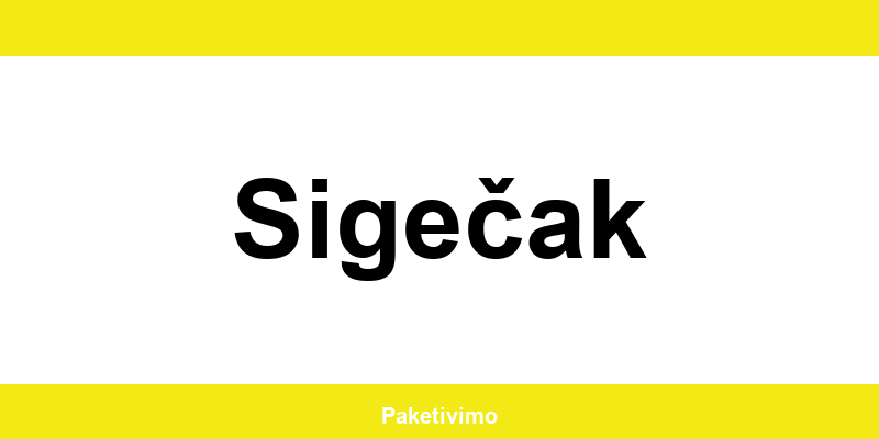 Hrvatska pošta Sigečak kontakt