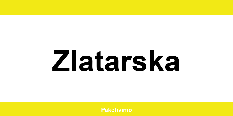 Hrvatska pošta Zlatarska kontakt