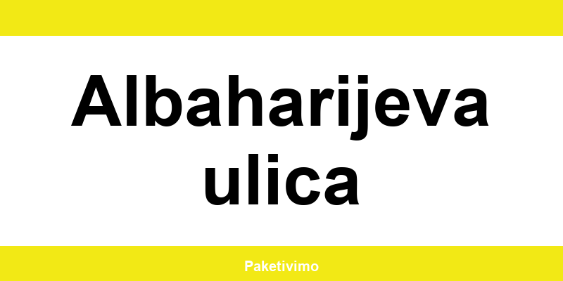 Hrvatska pošta Albaharijeva ulica kontakt