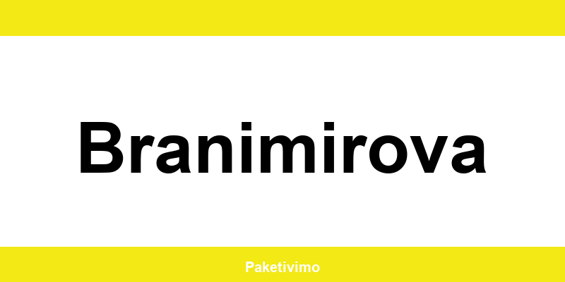 Hrvatska pošta Branimirova kontakt