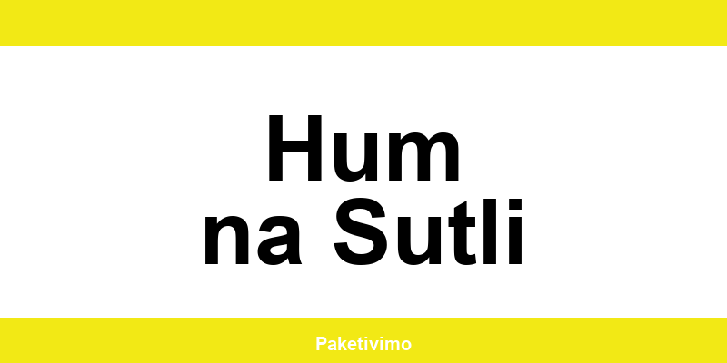 Hrvatska pošta Hum na Sutli kontakt