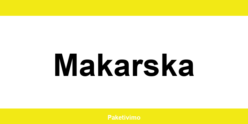 Hrvatska pošta Makarska kontakt
