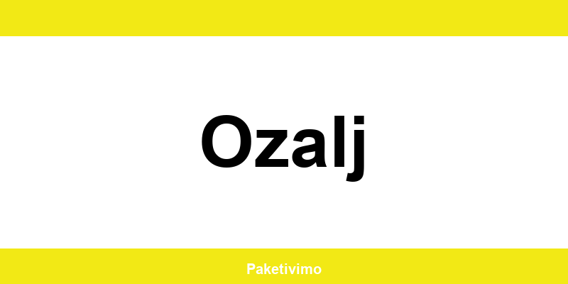 Hrvatska pošta Ozalj kontakt