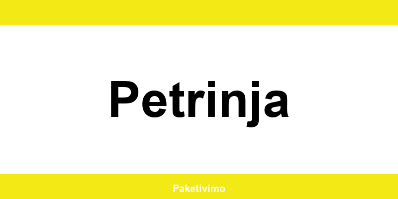 Hrvatska pošta Petrinja kontakt
