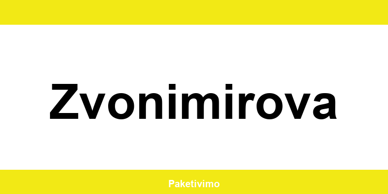 Hrvatska pošta Zvonimirova kontakt